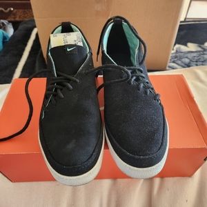 NIKE Suede 1/4 top, Side Tie Sneakers.